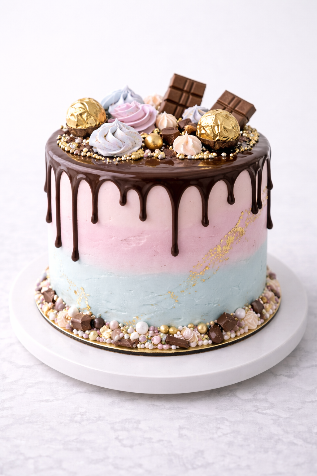 Drip Cake Tasarım Fikirleri (Modern Pasta Dekorasyonu)