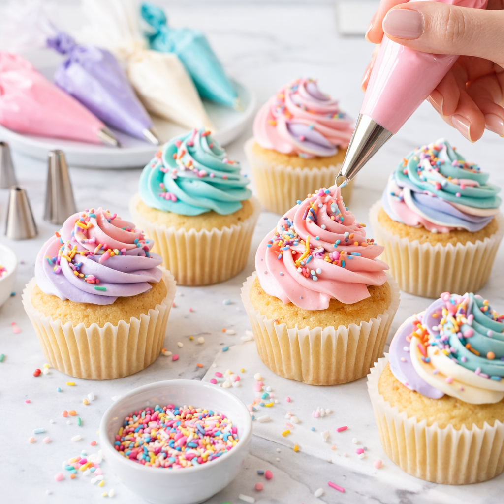 Cupcake Süsleme Teknikleri (Profesyonel Görünüm)