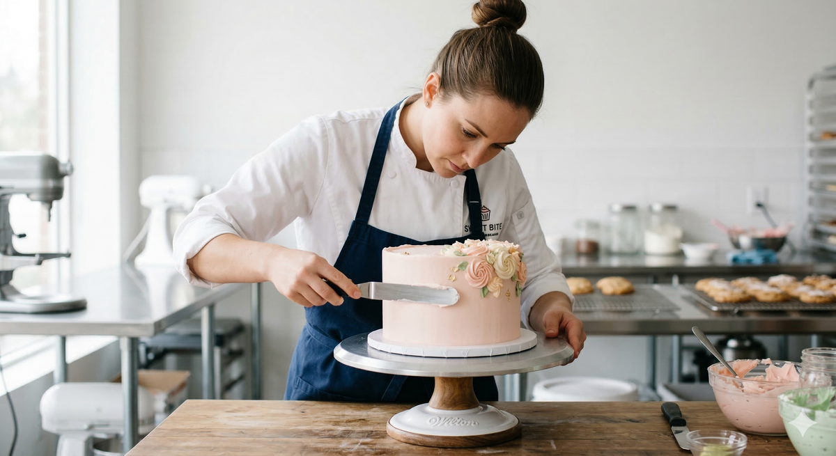 Pasta Nasıl Pürüzsüz Kaplanır? (Buttercream Kaplama Tekniği Rehberi)