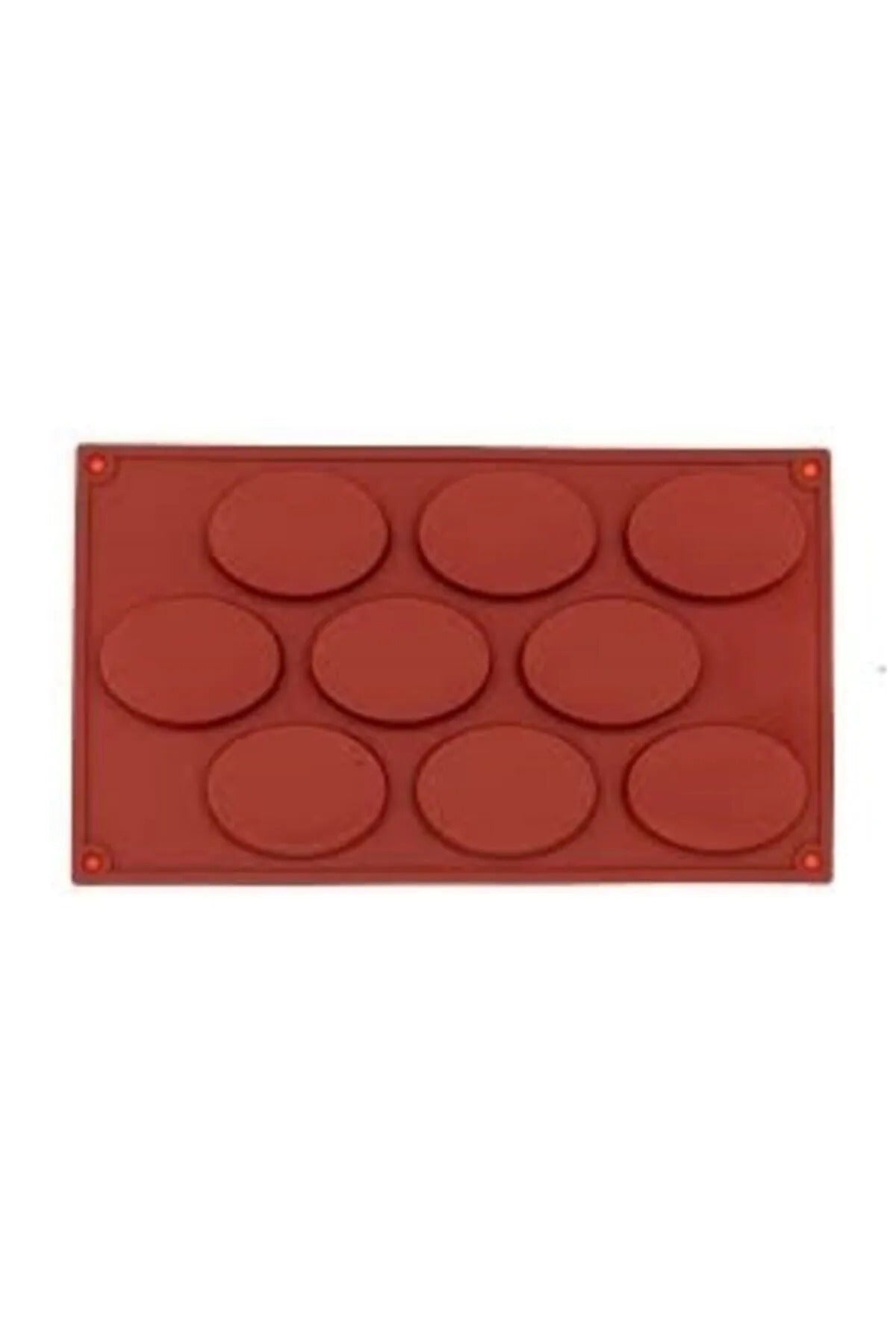 Silikon Oval Desenli Çikolata Kalıbı
