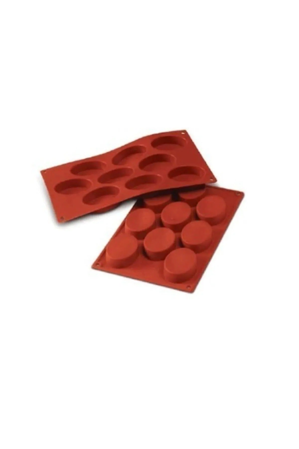 Silikon Oval Desenli Çikolata Kalıbı