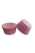 Muffin Cupcake Kek Kalıbı Kapsülü Özel Pet Kapsül 25 Adet Pembe Renk