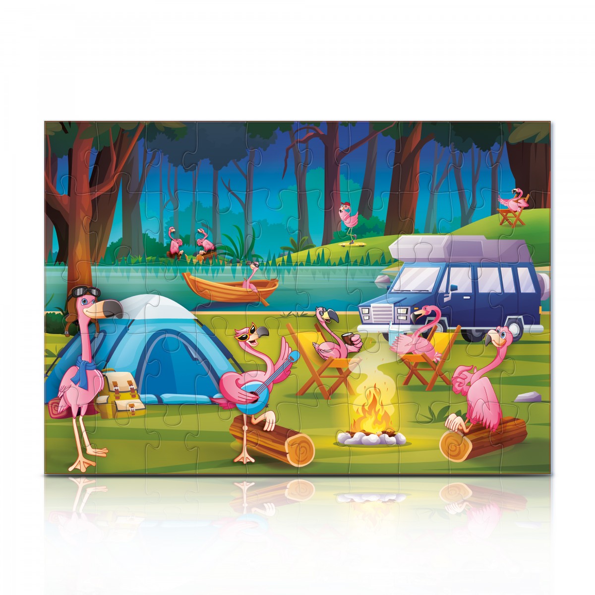 Flamingo Partisi  -2x 50 Parça
