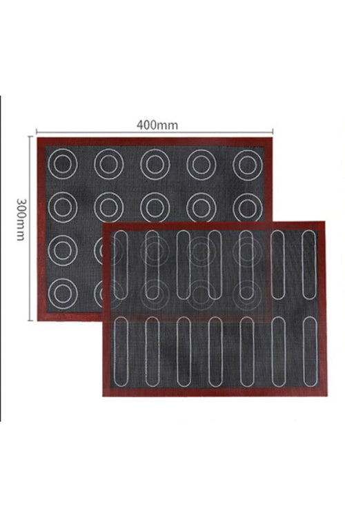 Çift Taraflı Delikli Makaron Ve Ekler Pişirme Matı Silpatı 30x40cm