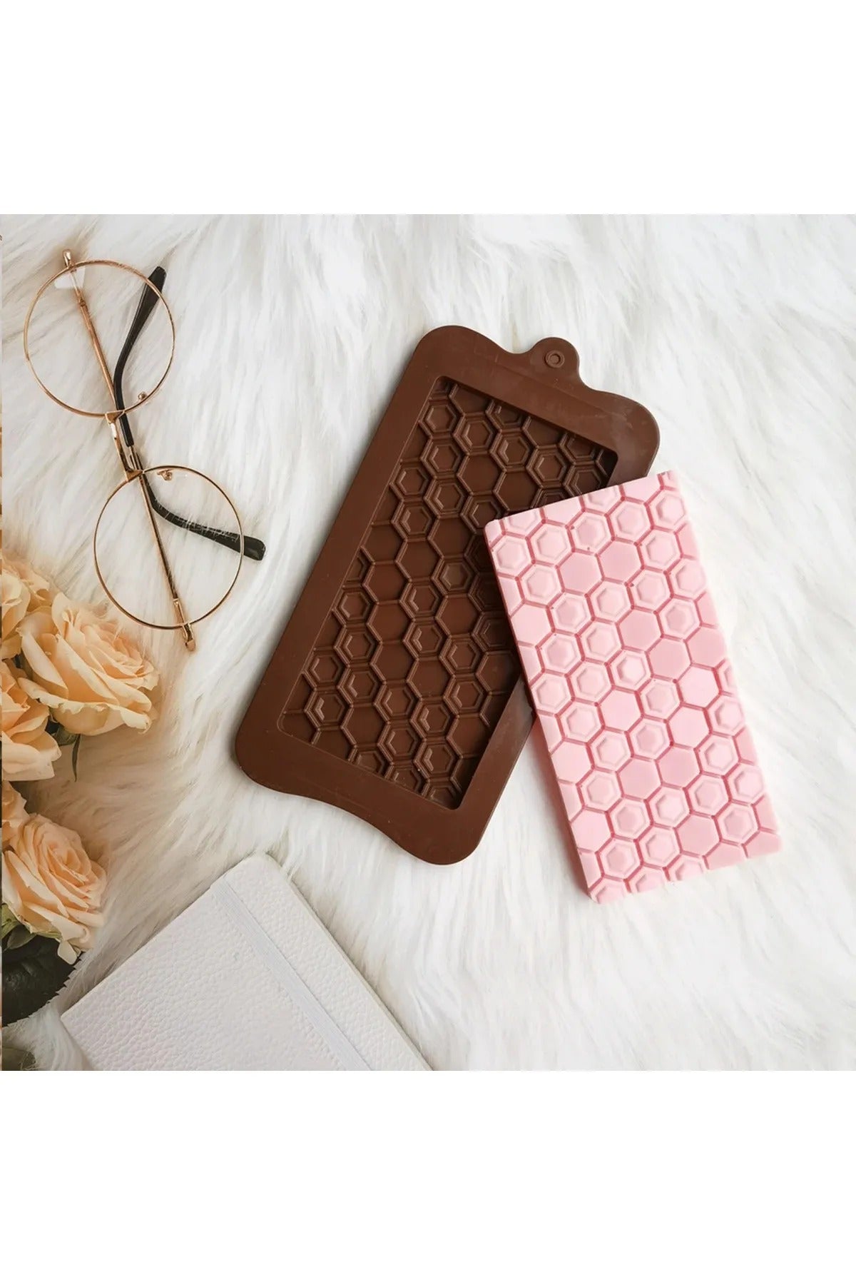 Silikon Petek Tablet Çikolata Kalıbı
