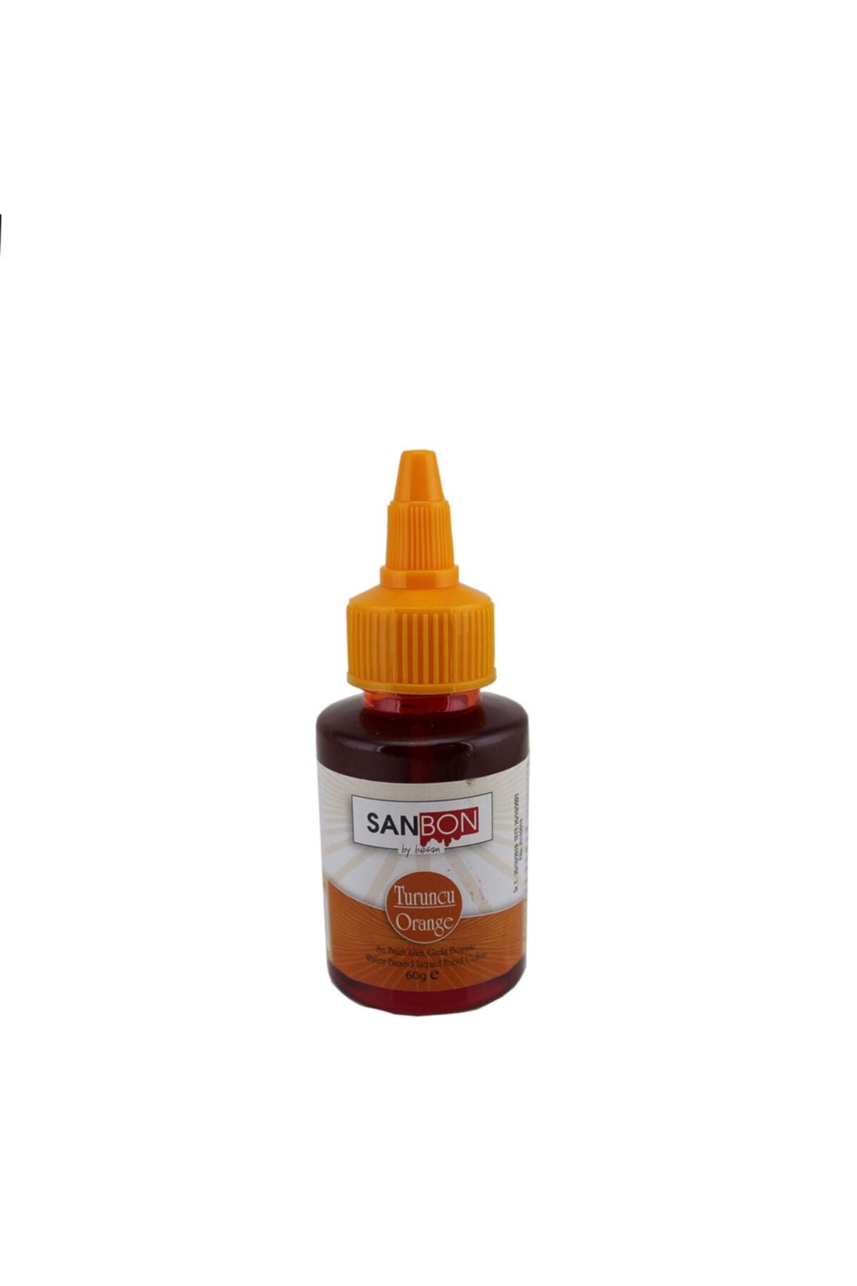 Genel Markalar Gıda Boyası Su Bazlı Likit Sıvı Gıda Boyası 60 Gr Turuncu Renk