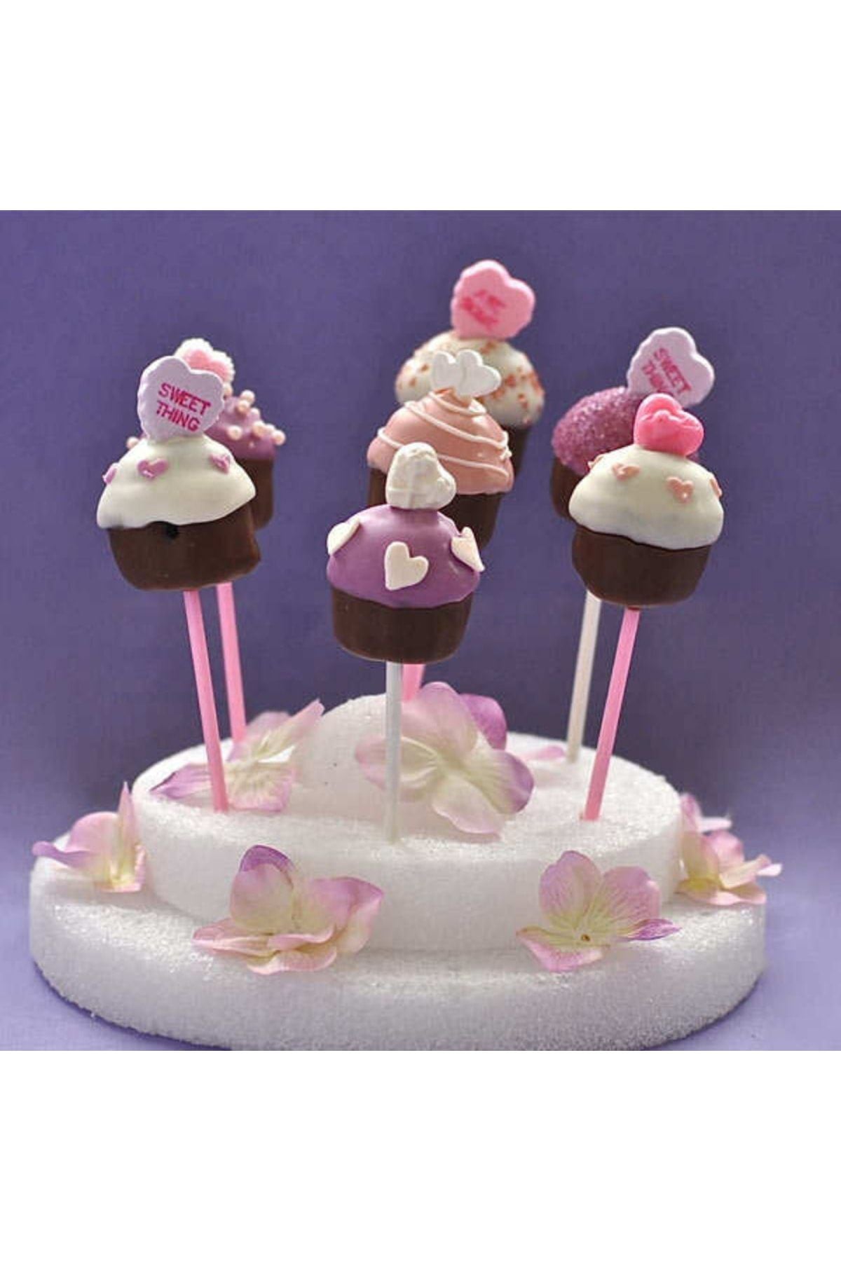 Lolipop Kek Yapım Seti Muffin Pop Kek Cake Pops Çikolata Kalıb 101 Parça