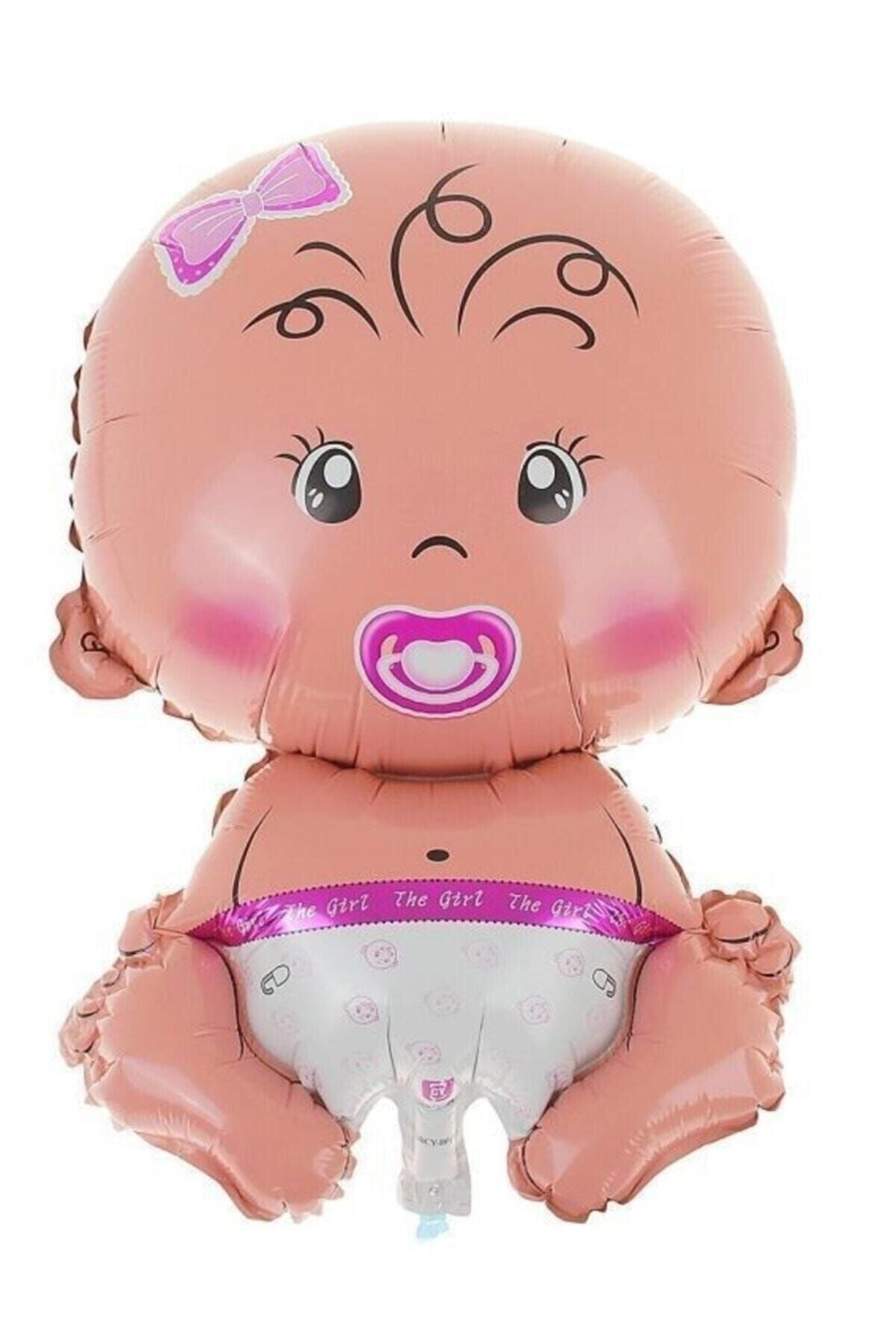 Bebek Pembe Folyo Balon
