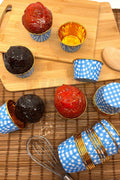 Muffin Cupcake Kalıbı İçi Gold Maviekosel Renk 25 Adet