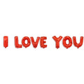 I Love U Folyo Balon Kırmızı Renk