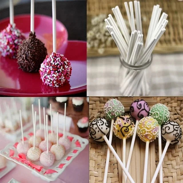 Cakepops Çubuğu Beyaz 24 Adet