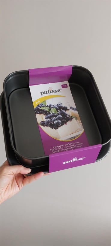 Tepsili Kelepçeli Kare Kalıp Patisse 24 cm