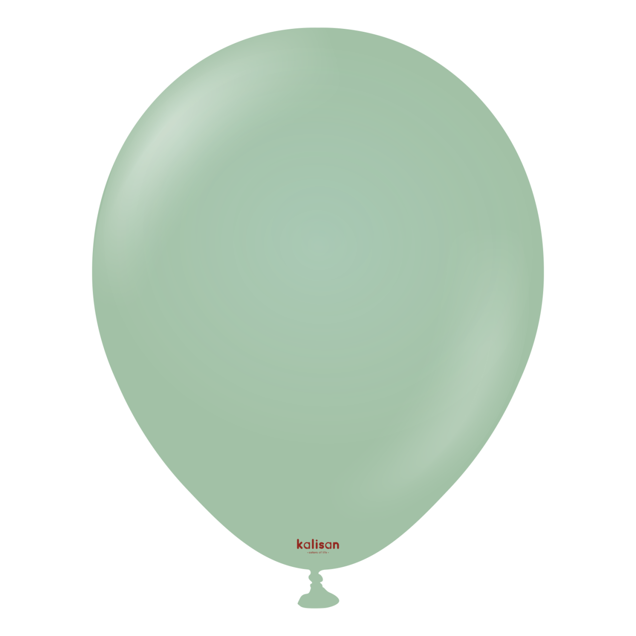 Kış Yeşili Retro Balon 12 Adet