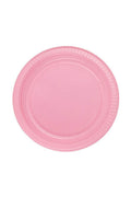 Tabak Plastik Tabak 25 Adet Pembe