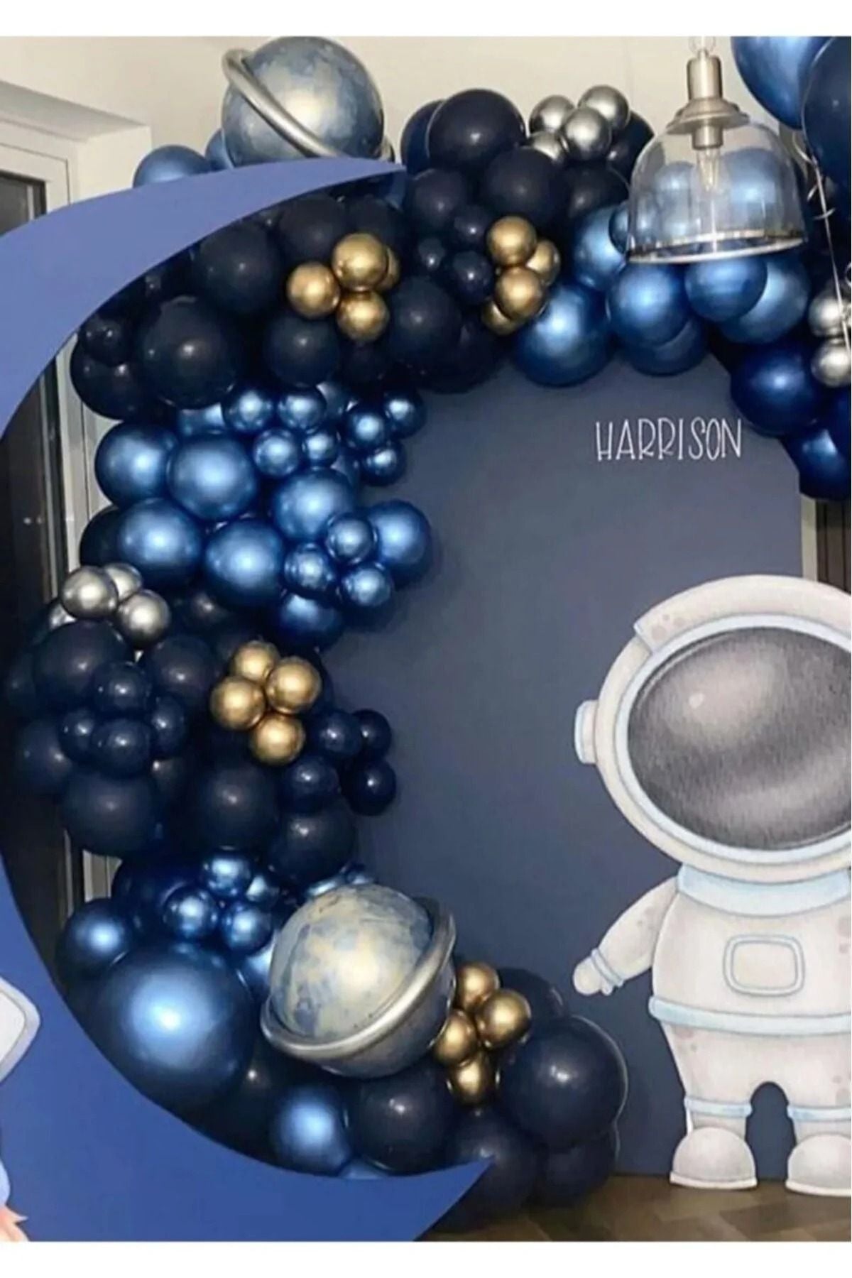 Uzay Galaksi Temalı Doğum Günü Balon Zincir Set