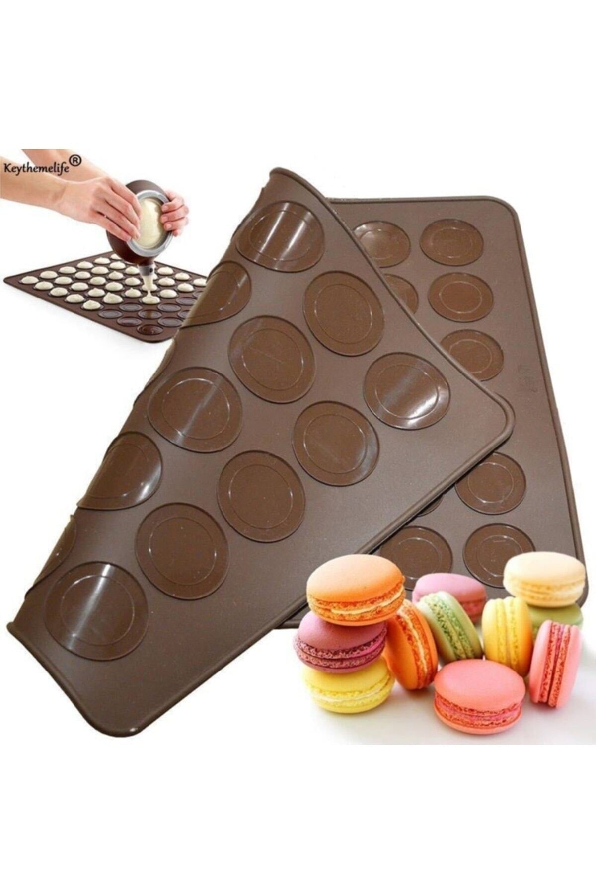 Silikon Makaron Pişirme Matı Kalıbı 42'li