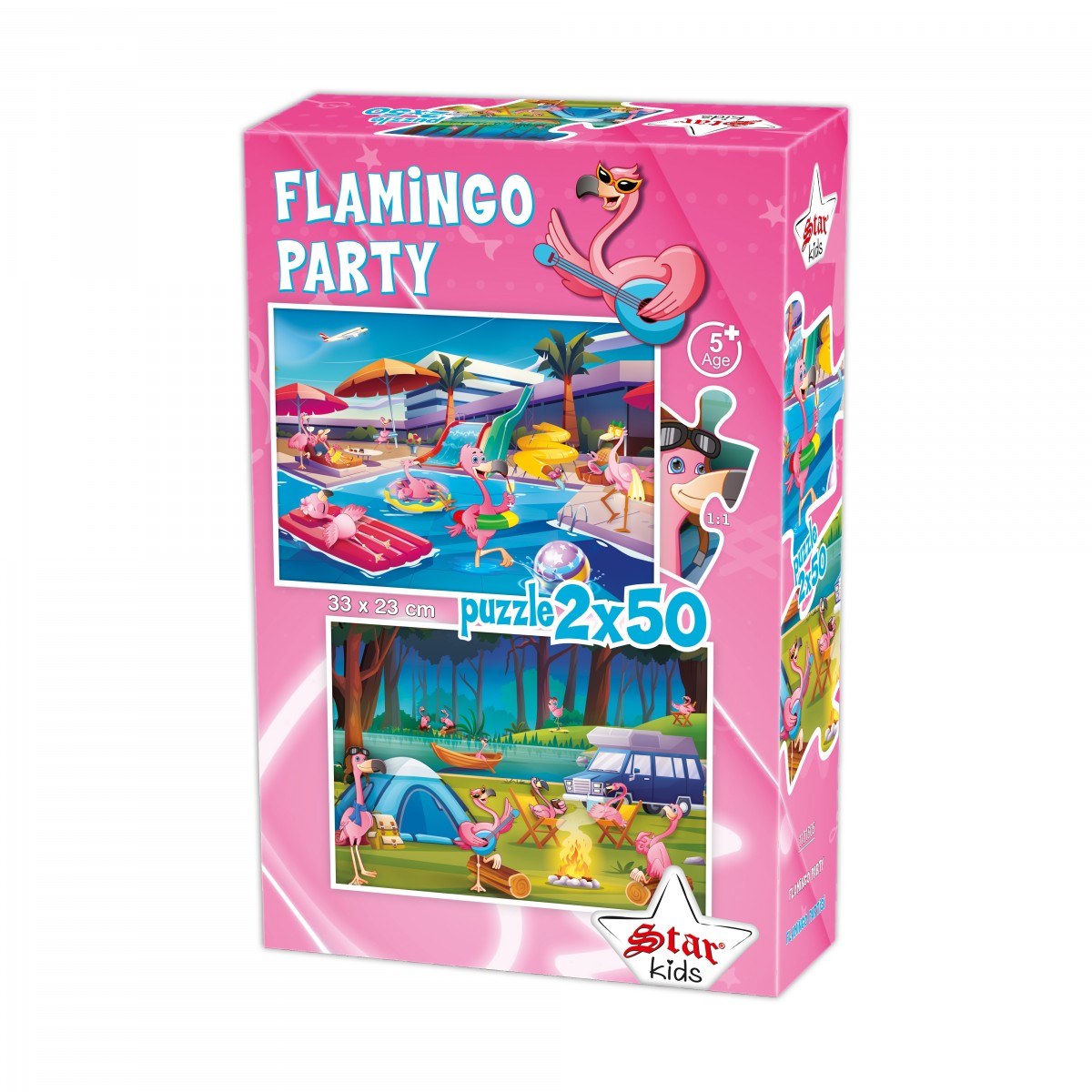 Flamingo Partisi  -2x 50 Parça