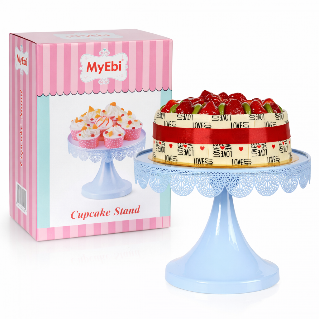 Metal Cupcake Standı Mavi Model 2