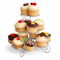 Metal Cupcake Standı 3 Katlı 13 Lü Kek Standı