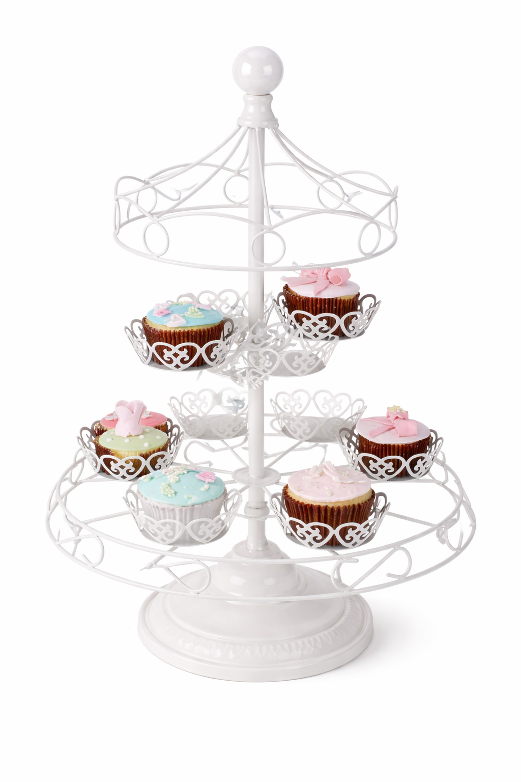 Metal Cupcake Standı Atlıkarınca – 12’li Kek Standı