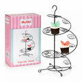 Metal Cupcake Standı Siyah – 15’li Kek ve Cupcake Sunum Standı