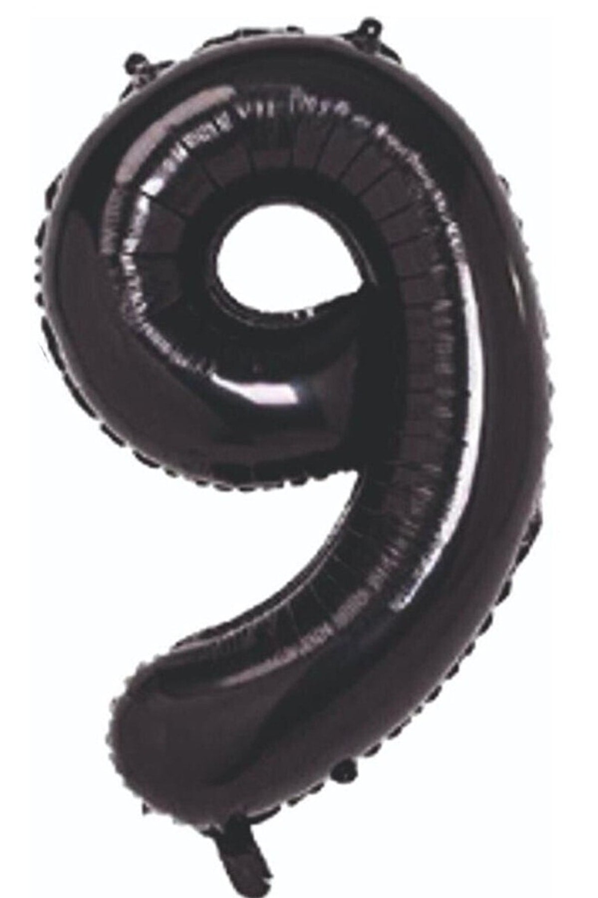 Folyo Balon 1 Rakamı Helyum Balon 100 Cm Siyah Renk