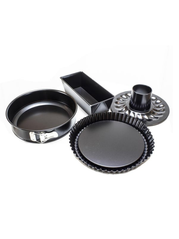 Metaltex Set Kek Kalıbı Siyah 4'lü