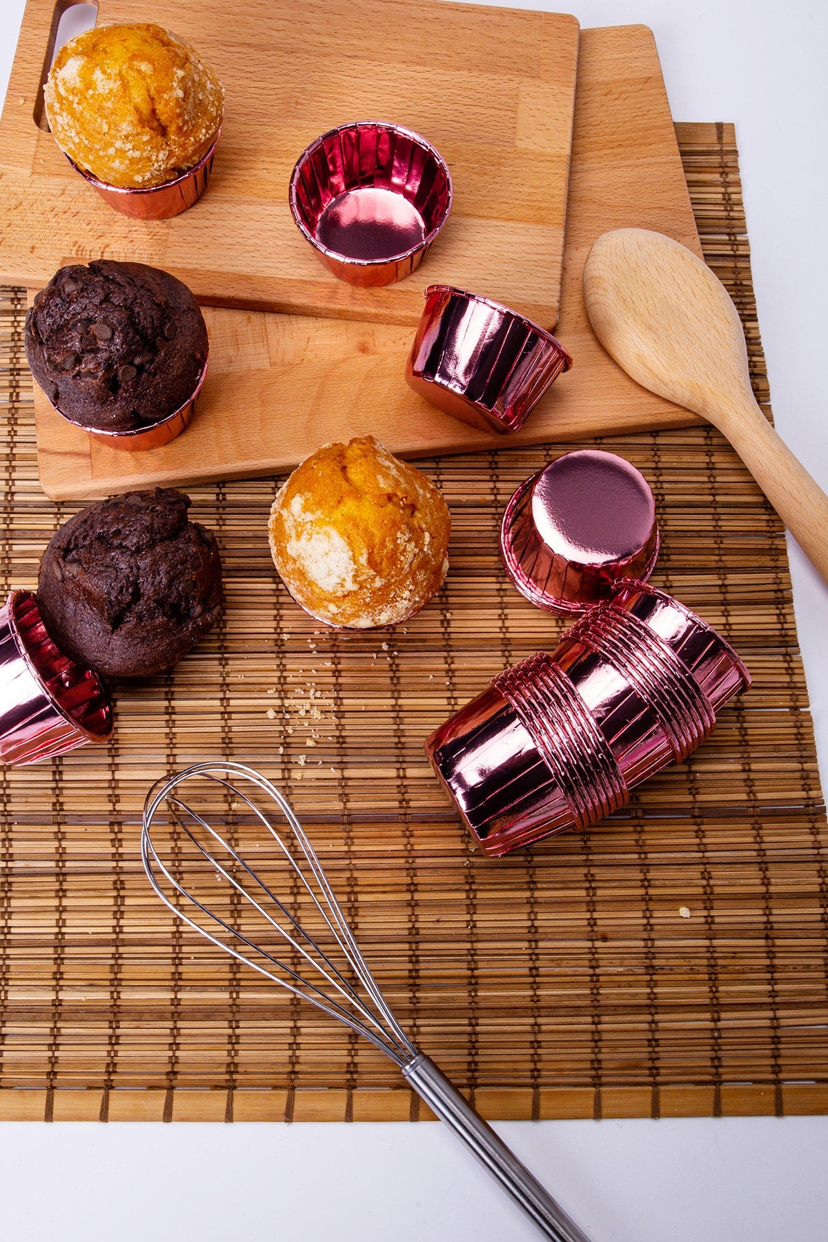 Muffin Cupcake Kalıbı İçi Gold Rose Renk 25 Adet