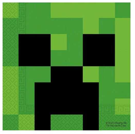 Minecraft Temalı Peçete