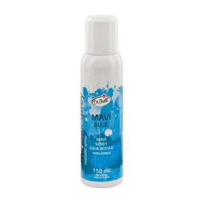 Gıda Spreyi Mavi Renk 150 ml