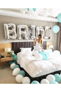 Bride Yazılı Folyo Balon Gümüş Renk 100 cm