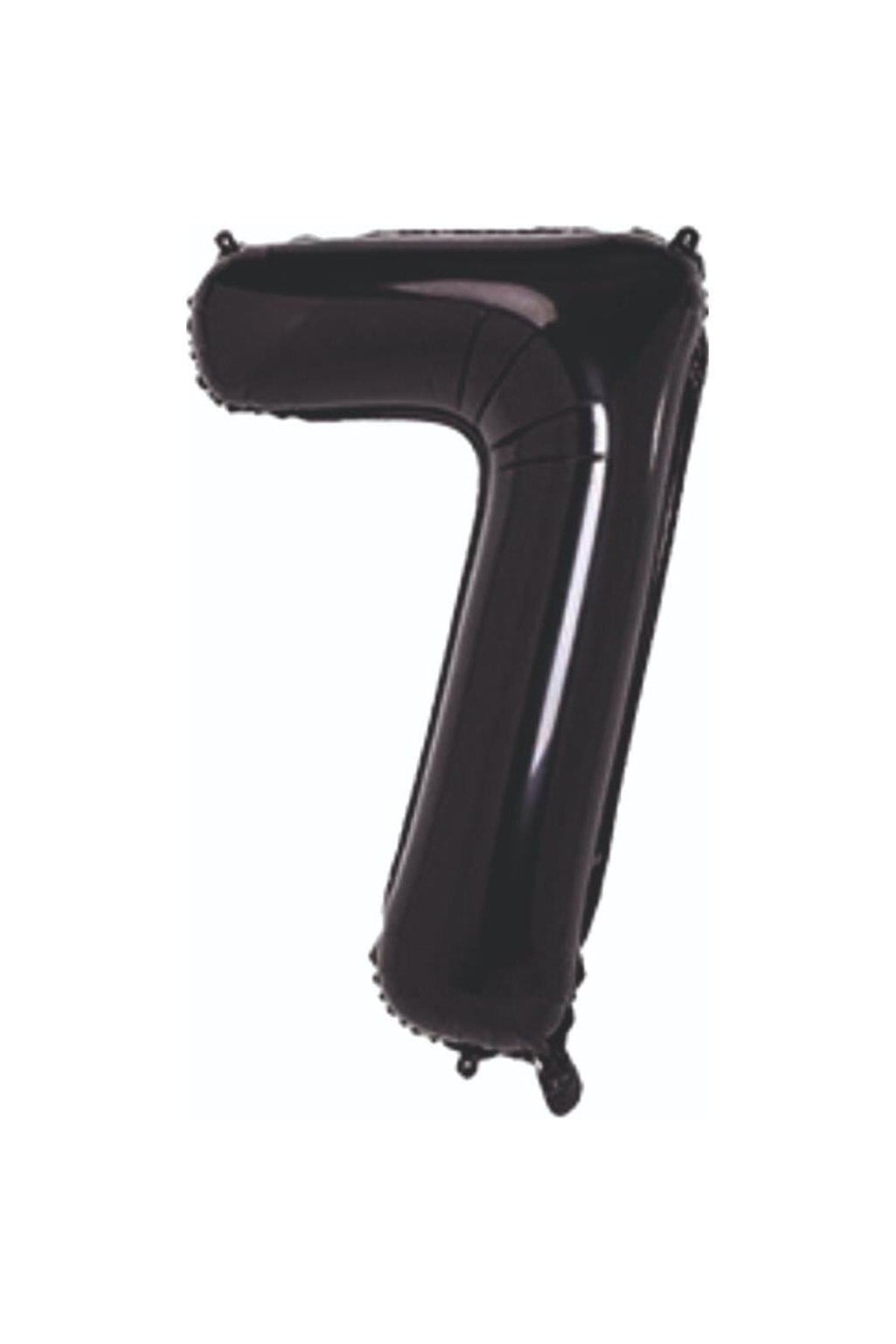 Folyo Balon 6 Rakamı Helyum Balon 76 Cm Siyah Renk