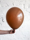 Kahverengi Metalik Balon 10 Adet
