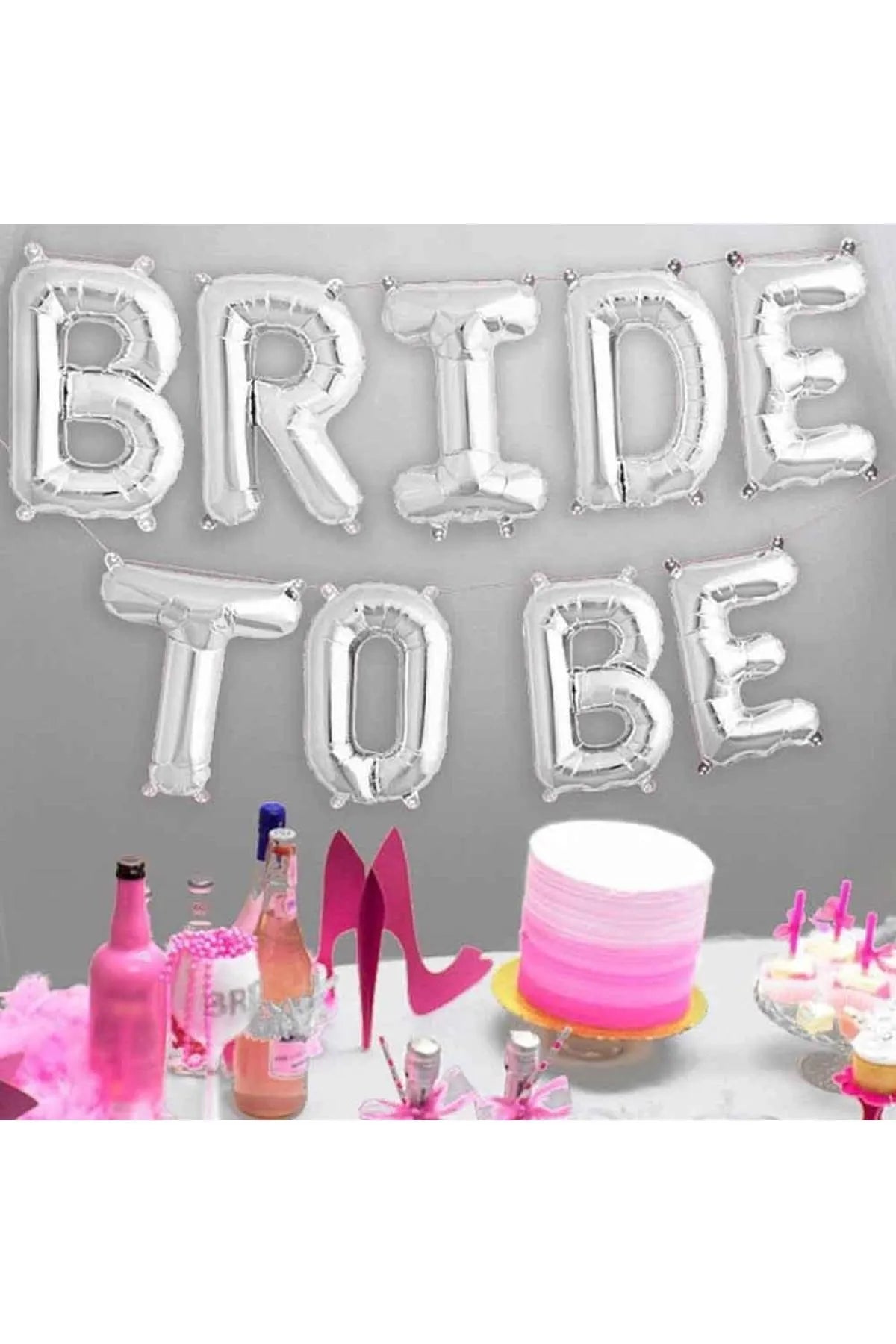 Bride To Be Folyo Balon Gümüş Renk