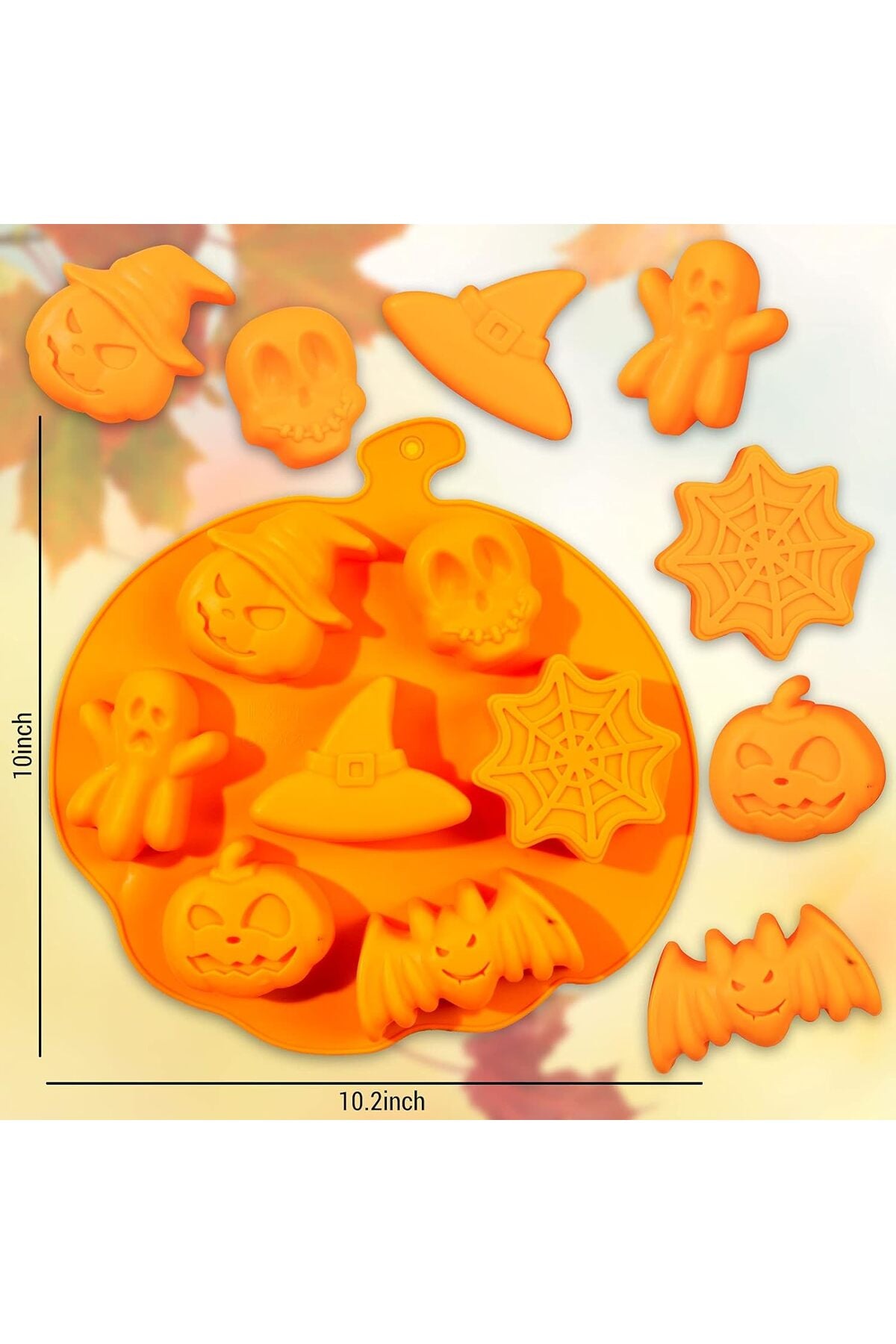 Halloween Cadılar Bayramı Temalı Mum Sabun Çikolata Kek Kalıbı