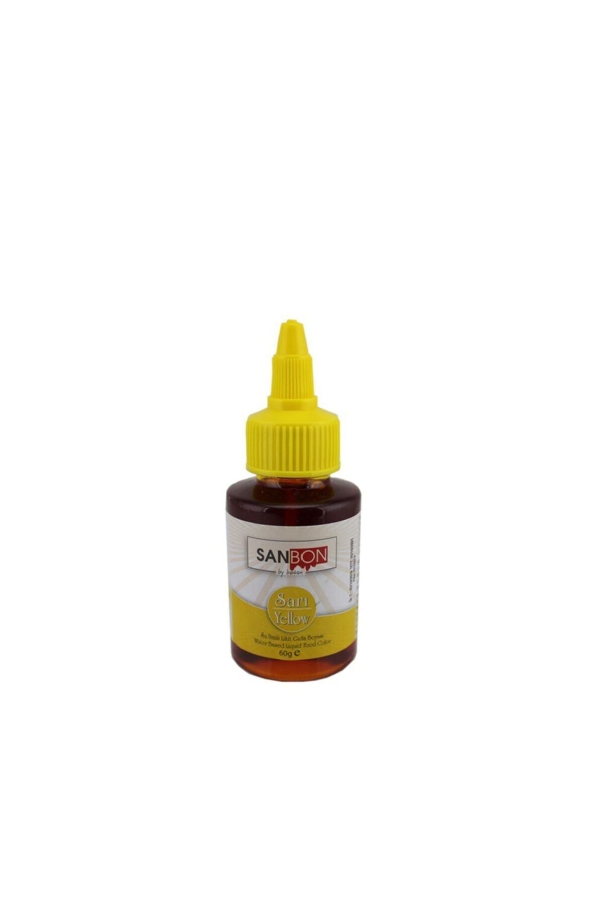 Gıda Boyası Su Bazlı Likit Sıvı Gıda Boyası 60 Gr Sarı Renk