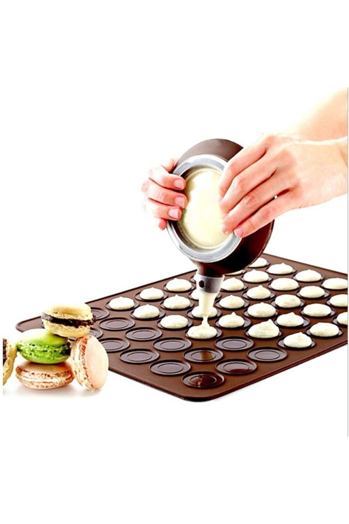 Silikon Makaron Pişirme Matı Kalıbı 42'li