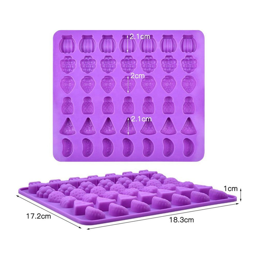 Sugarcraft Silikon Kek Kalıbı Minik Meyve Figürleri Kalıbı Şeker Hamuru Jelibon Kalıbı