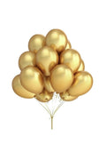 Gold Metalik Balon 10 Adet