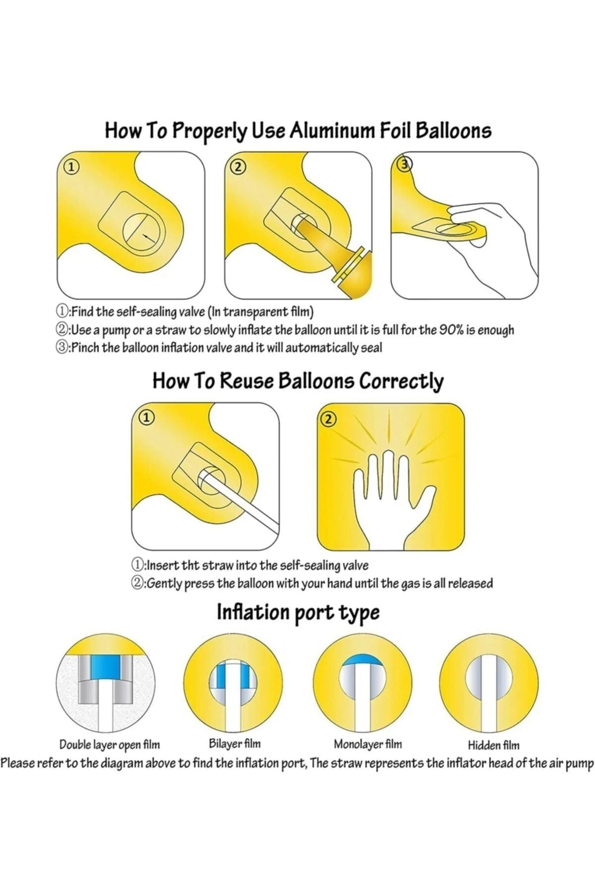 Folyo Balon 8 Rakamı Helyum Balon Mavi Renk