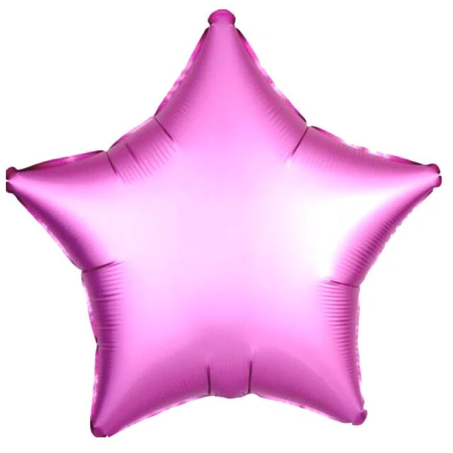 Pembe Yıldız Folyo Balon 18 inc