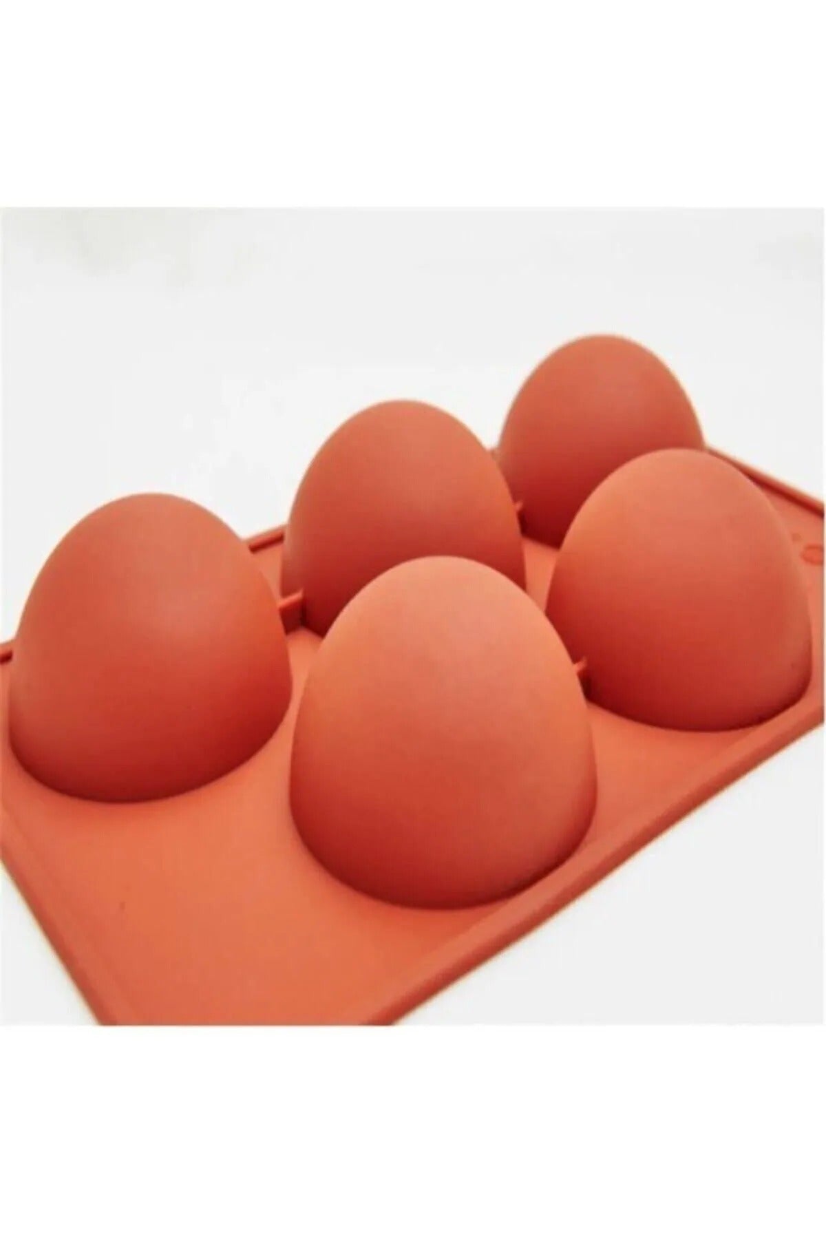 Silikon Büyük Boy Küre-Yarım Top Çikolata Kek Kalıbı (8 cm  Çap)