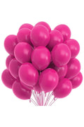 Pastel Balon Fuşya Renk 12 Adet