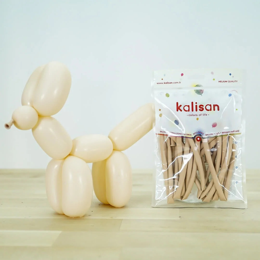 Kahve Sosis Balon 10 Adet