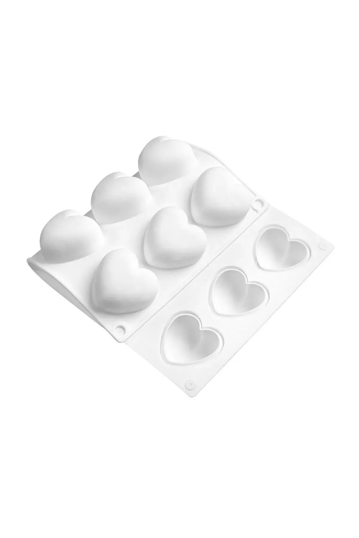 Mum Kalp Kavite Kalıbı Aşk Kalp Kalıbı Taş Tozu Çikolata Kalıbı