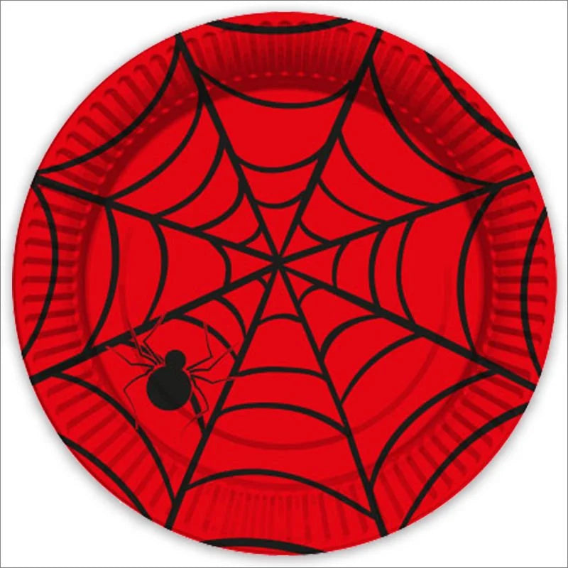 Örümcek Adam Spiderman Temalı Karton Tabak