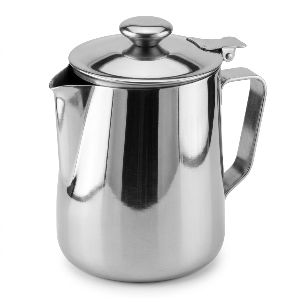 Süt Çay Kahve Potu Peacher Kapaklı