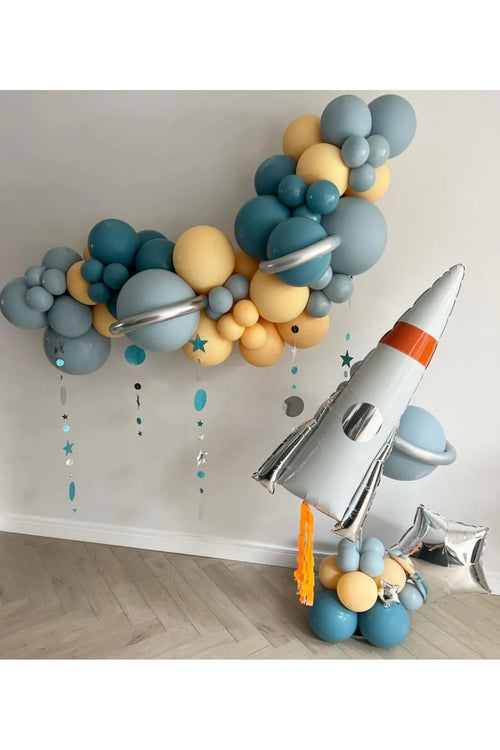 Derin Okyanus Retro Balon 100 Adet 5 İnç