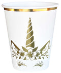 Unicorn Varaklı Bardak Gold