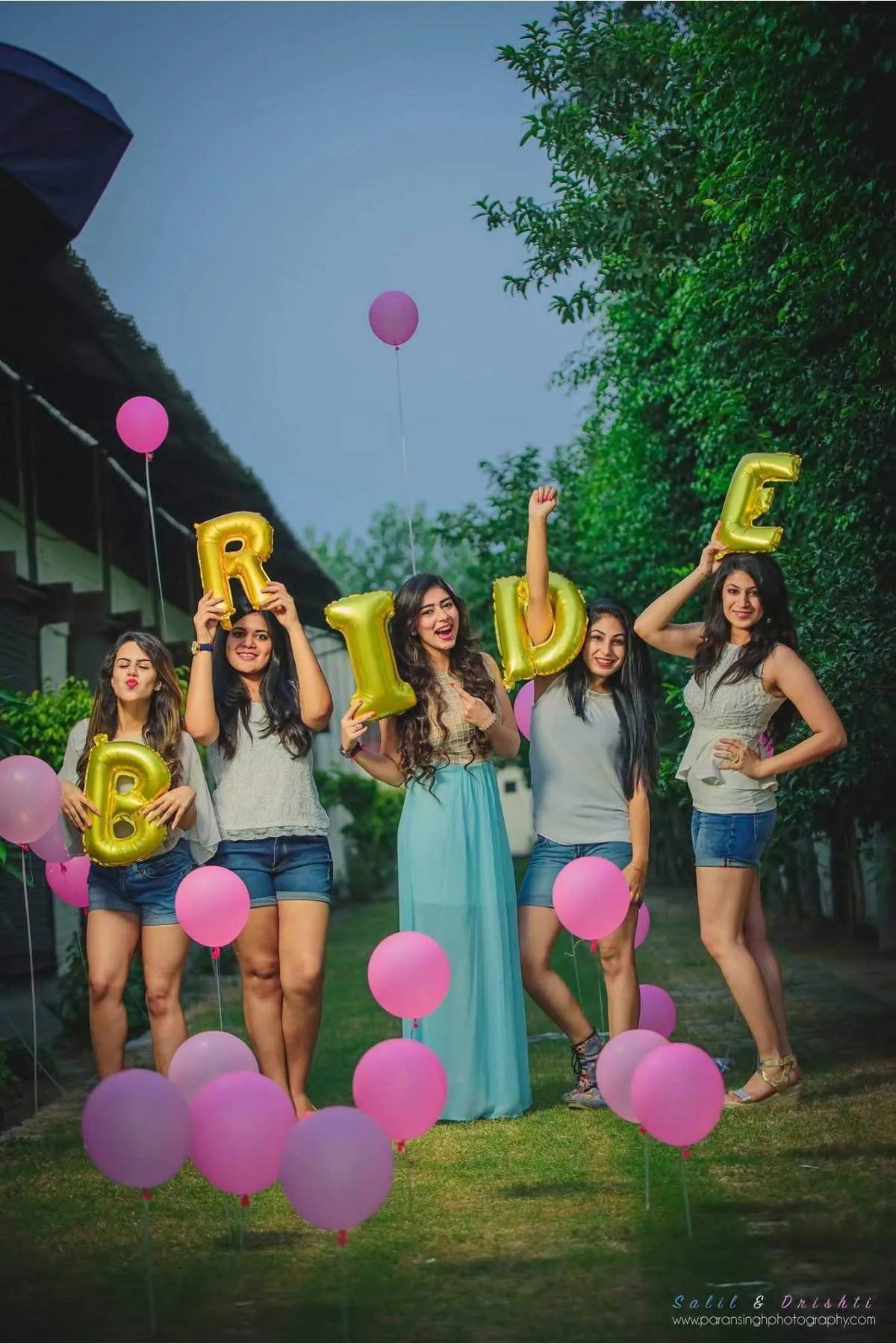 Bride Yazılı Folyo Balon Gold Renk 40 cm